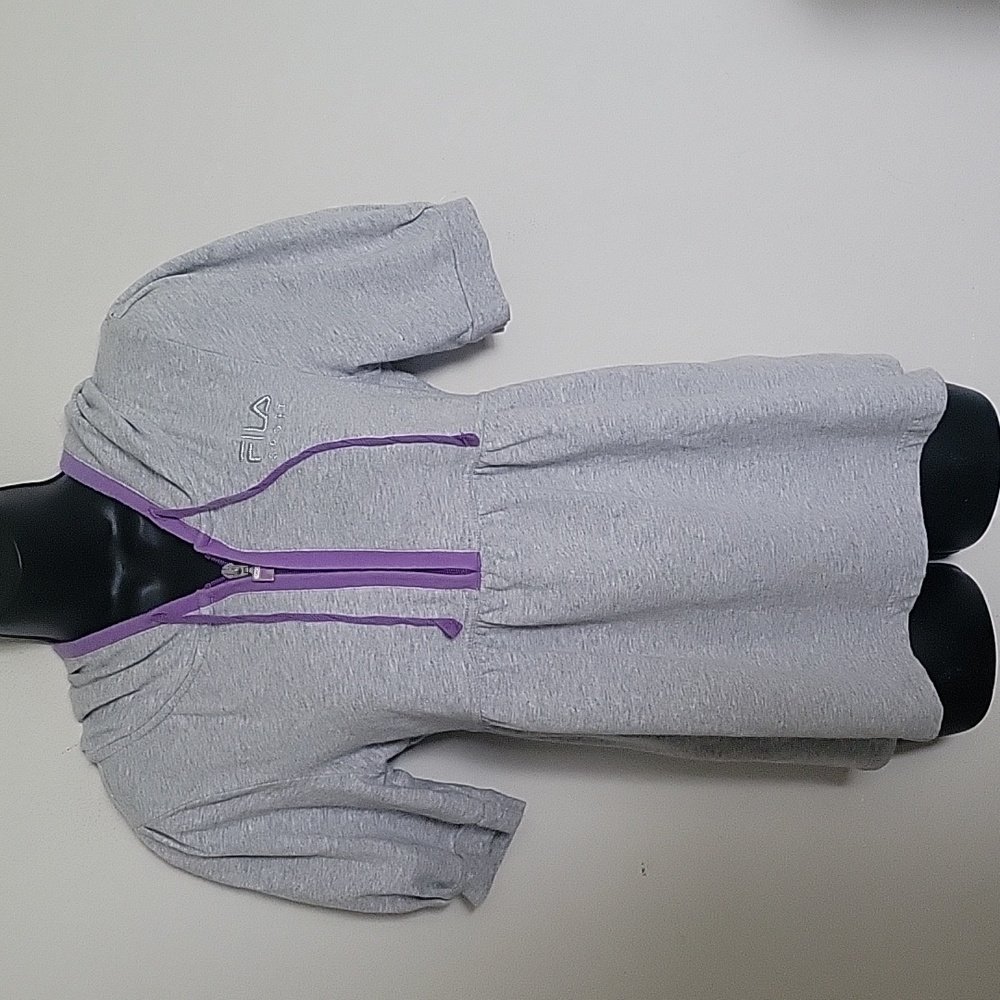 Fila Sport Short Sleeve Hoodie Sweatshirt